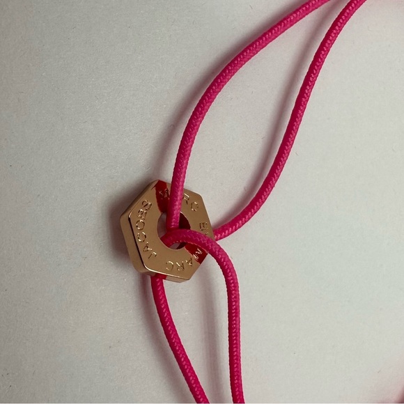 Marc by Marc Jacobs Pink Bolt Stretch Friendship Bracelet NWT - Picture 7 of 11